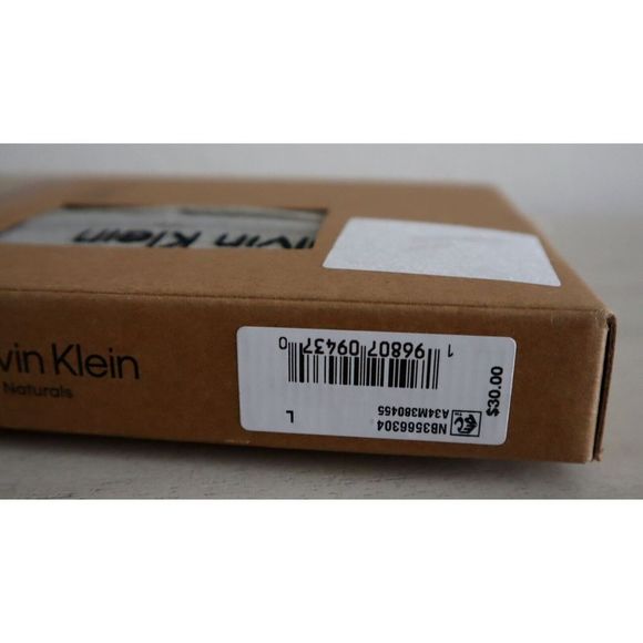 Calvin Klein Men's Sz Large Olive/Green Cotton Stretch Mineral Dye Boxer Briefs - Picture 5 of 6